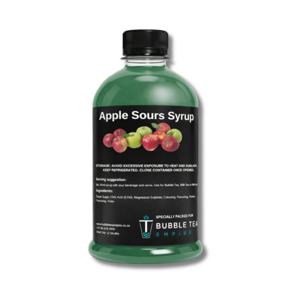 Apple Sours Syrup 500ml Bottle