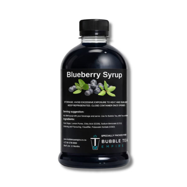 Blueberry Syrup 500ml Bottle