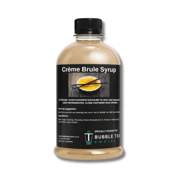 Creme Brule Syrup 500ml Bottle