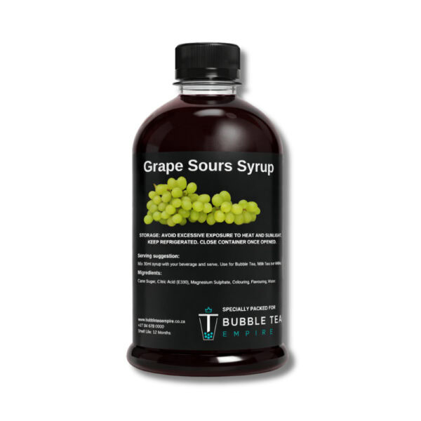Grape Sours Syrup 500ml Bottle