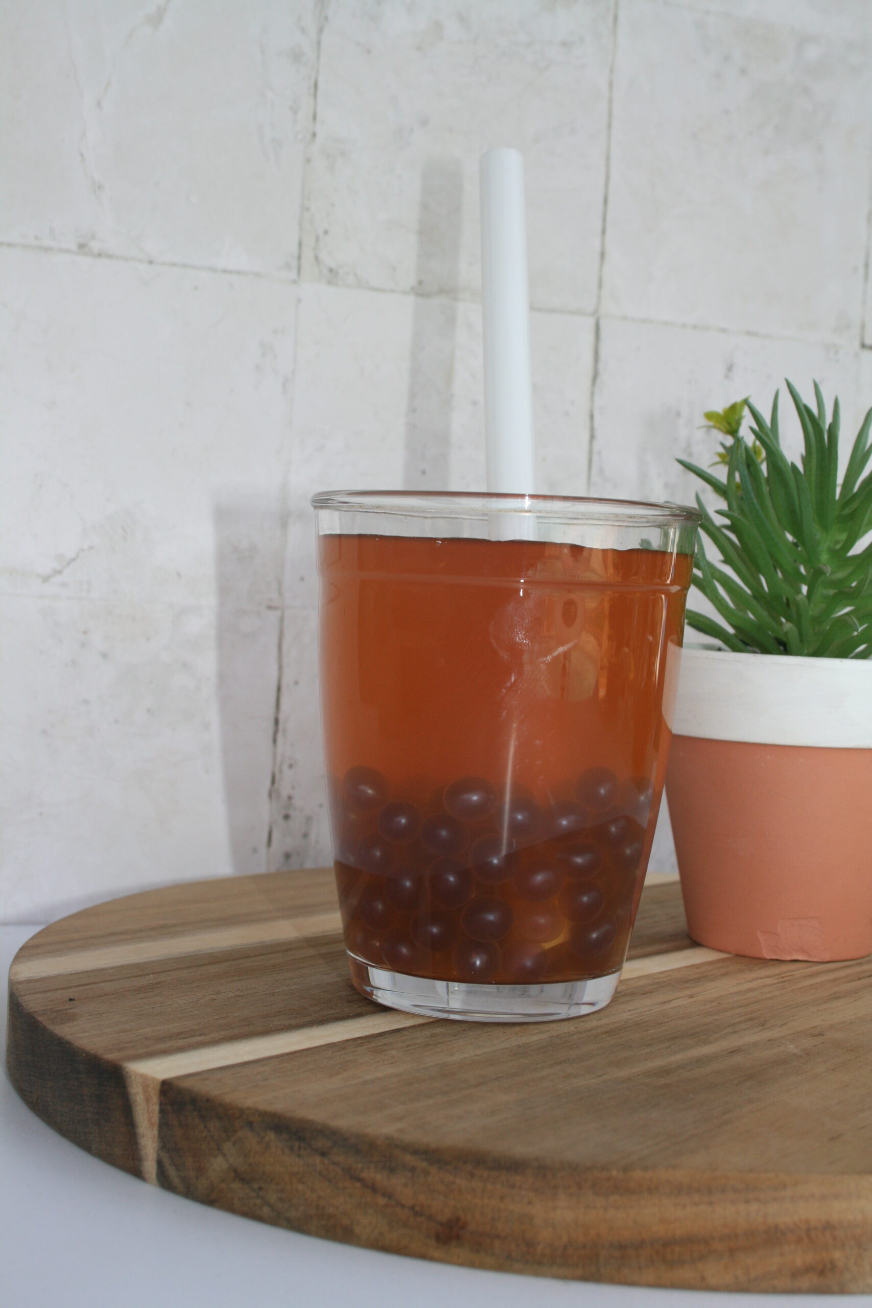 Passion Fruit & Grape Boba