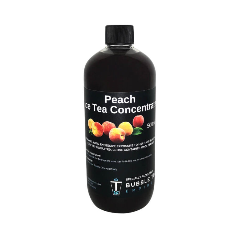 Peach Ice Tea Concentrate Bubble Tea Empire