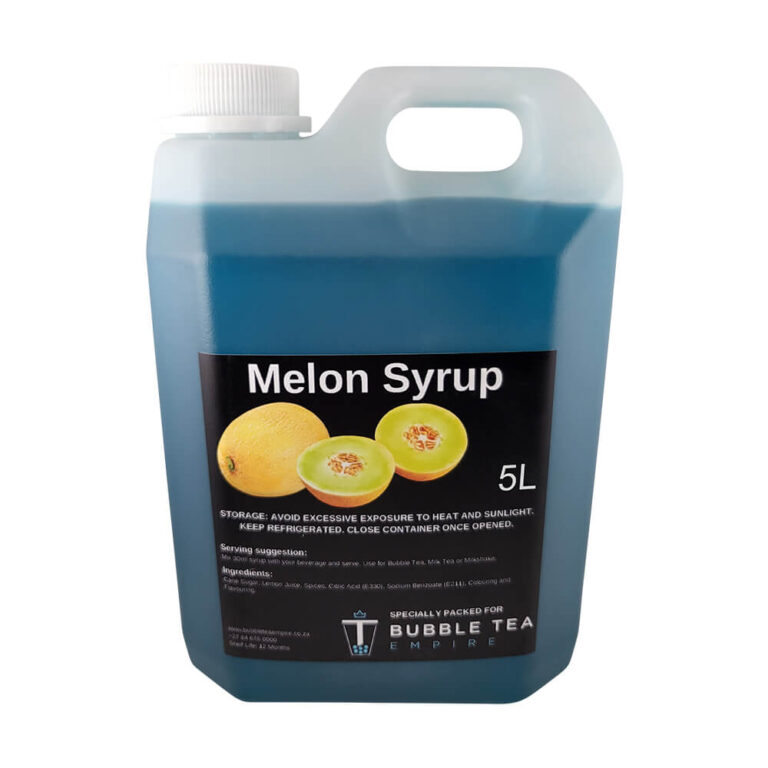 Melon Syrup Bubble Tea Empire