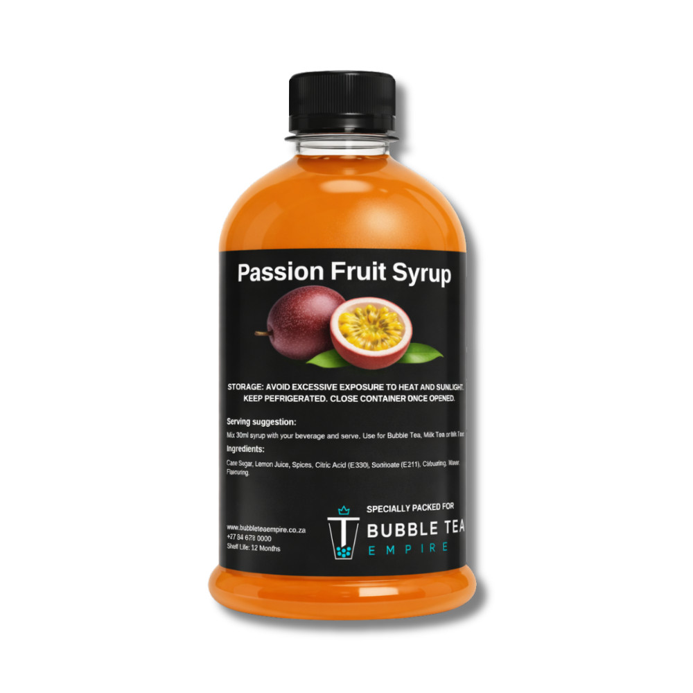 Passion Fruit Syrup 500ml Bottle