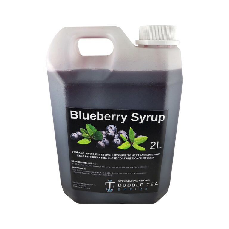 Blueberry Syrup Bubble Tea Empire